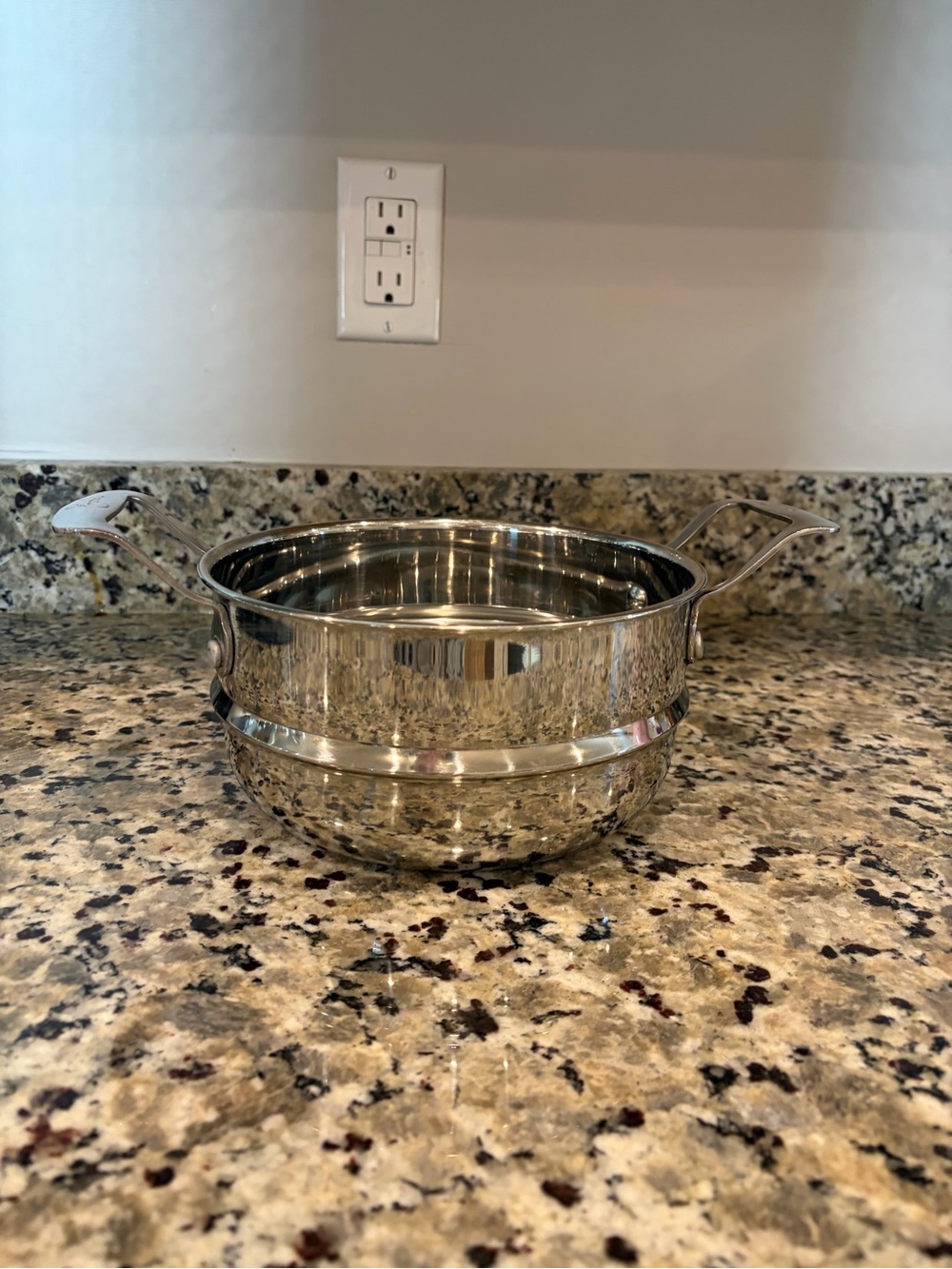 Emeril Lagasse stainless steel steamer insert 4inches by 8 inches - Picture 2 of 9